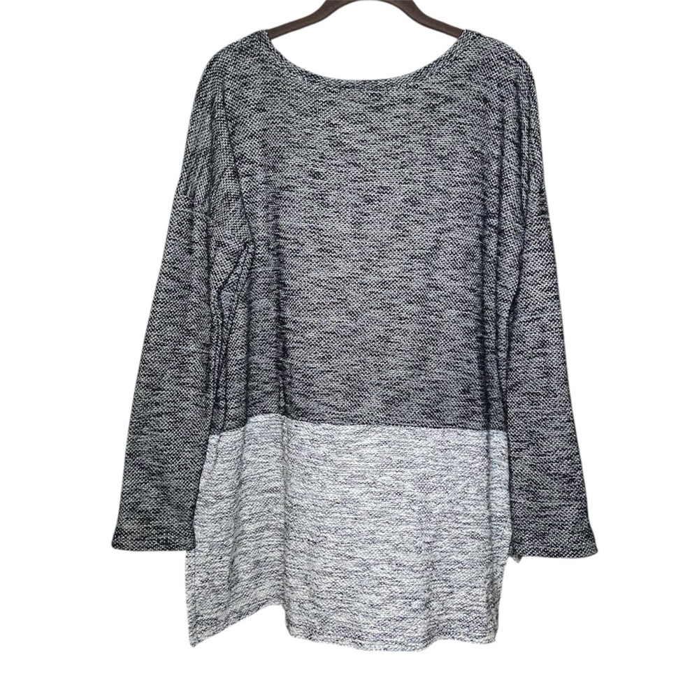 Anthropologie Sunday in Brooklyn Colorblock Knit Tunic M Lagenlook Minimalist - Picture 2 of 4